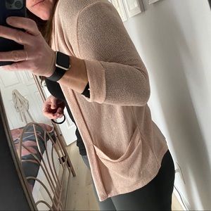 Pins & Needles Open Cardigan in Pink Sz S EUC